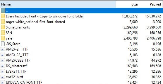 Best Fonts for using in fake documents