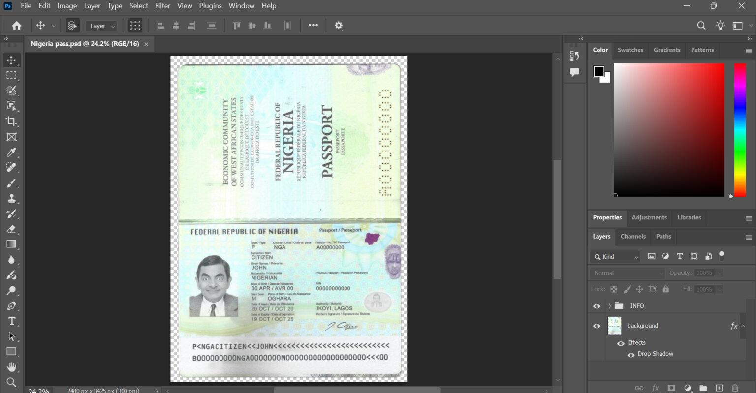Nigeria-passport-PSD-template-version2